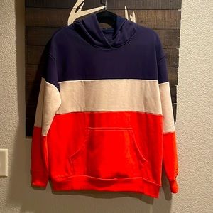 Color block hoody